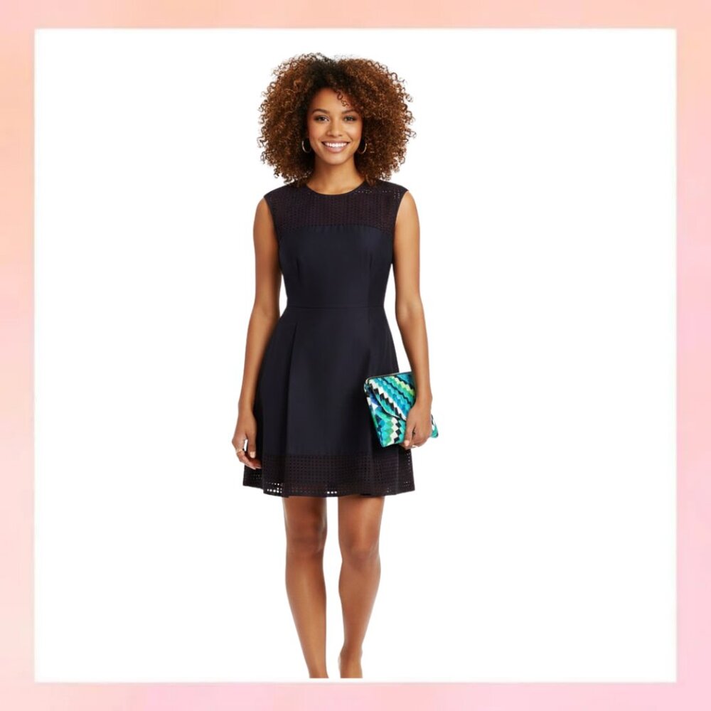 J. Crew Black Fit & Flare Dress - Size 10